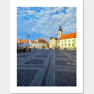 Old Town Sibiu Transylvania Posters and Art